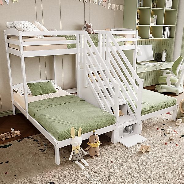 HAUSS SPOLE Etagenbett 90x200cm, 3 Betten, günstig online kaufen