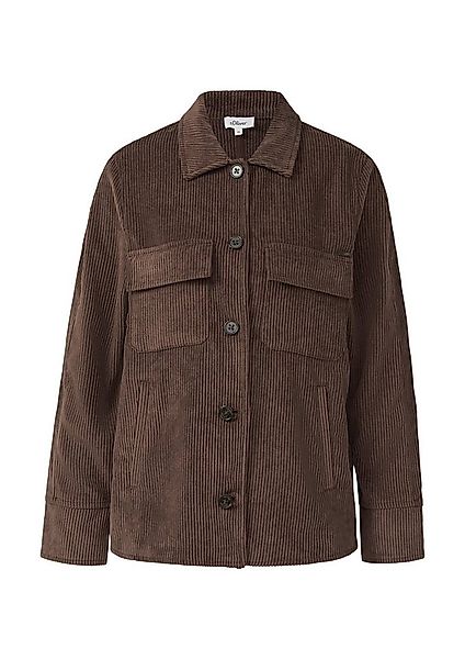 s.Oliver Hemdjacke Indoor-Blazer Overshirt aus Cord günstig online kaufen