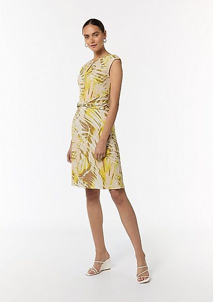 comma Minikleid Kleid Kleid mit Riegel-Detail und Kappärmeln günstig online kaufen