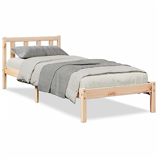 vidaXL Massivholzbett Extra Lang ohne Matratze 90x220 Kiefernholz 852444 günstig online kaufen