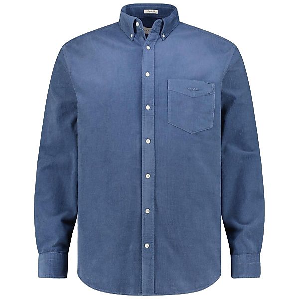 Gant Freizeithemd aus Cord Farbe blau Größe: 4XL günstig online kaufen