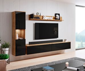 INOSIGN Wohnwand PARIS, Vitrine Türanschlag links/rechts günstig online kaufen