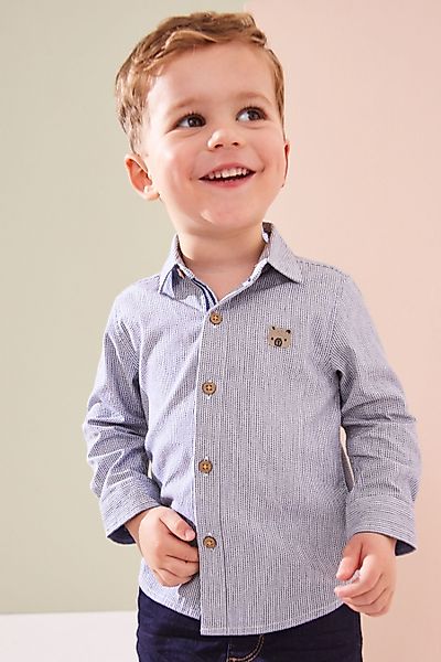 Next Langarmhemd Langärmeliges Oxford-Hemd (1-tlg) günstig online kaufen