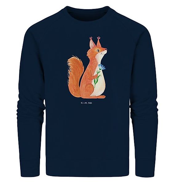 Mr. & Mrs. Panda Longpullover Eichhörnchen Blume Größe S - French Navy - Ge günstig online kaufen