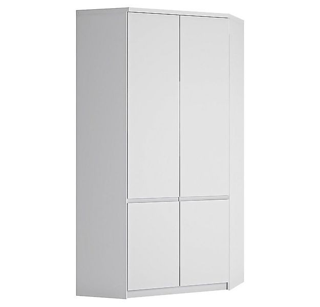Lomadox Kleiderschrank FORTALEZA-129 Eckkleiderschrank in weiß, B/H/T ca. 9 günstig online kaufen
