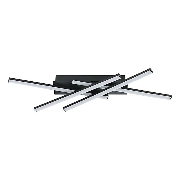 EGLO LED Deckenleuchte VASCELLA Schwarz 690x120mm 4000K 2500lm günstig online kaufen
