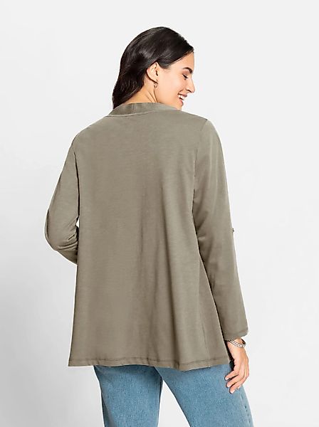 Inspirationen Shirtjacke "Shirtjacke" 1 Stk. tlg. günstig online kaufen