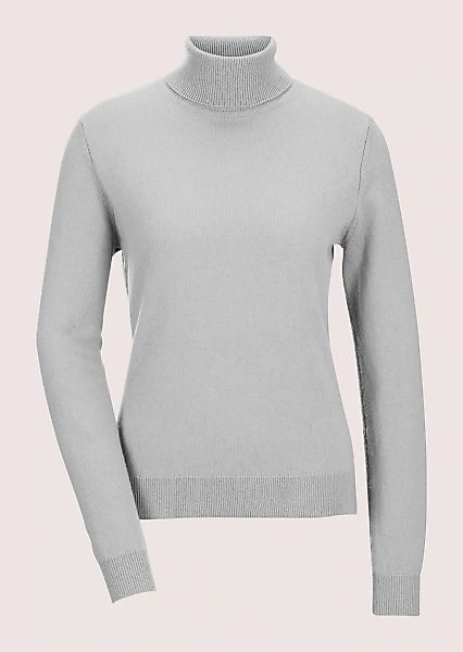 MADELEINE Longpullover "Kaschmirpullover Zeitloser Strickpullover mit gerip günstig online kaufen