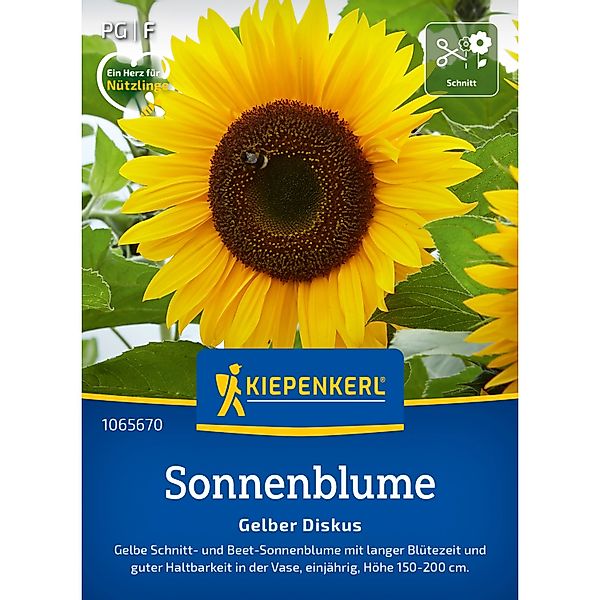 Kiepenkerl Sonnenblume Gelber Diskus Helianthus günstig online kaufen