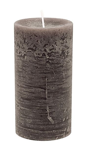 ZauberDeko Rustic-Kerze Rustic Stumpenkerze Braun Adventskranz Brenndauer ± günstig online kaufen