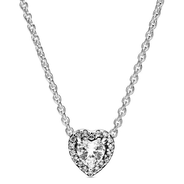 Pandora Collier Damen-Silber 925 Elevated Heart günstig online kaufen