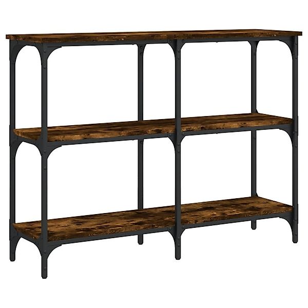 vidaXL Beistelltisch Konsolentisch Räuchereiche 100x29x75 cm günstig online kaufen