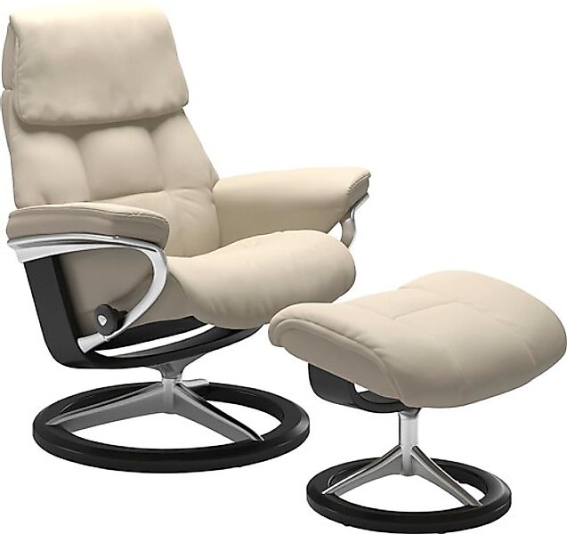 Stressless® Hocker »Ruby«, mit Signature Base, Gestell Eiche, Wenge, Braun günstig online kaufen