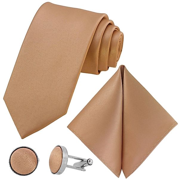 GASSANI Krawatte Hochzeitskrawatte Satin, Herren-Krawatte Hochzeit Schlips günstig online kaufen