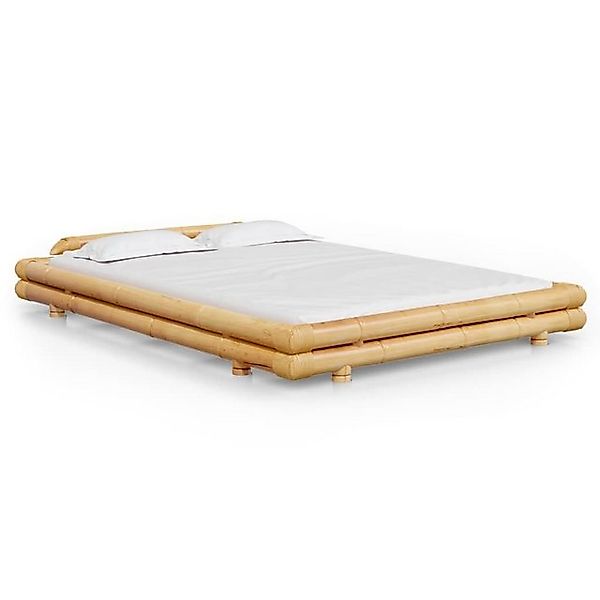 vidaXL Bettgestell Bambusbett 140x200 cm Bett Bettrahmen Bettgestell günstig online kaufen