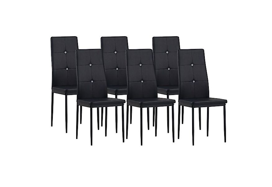 Albatros International Esszimmerstuhl Esszimmerstühle DIAMOND 6er Set schwa günstig online kaufen