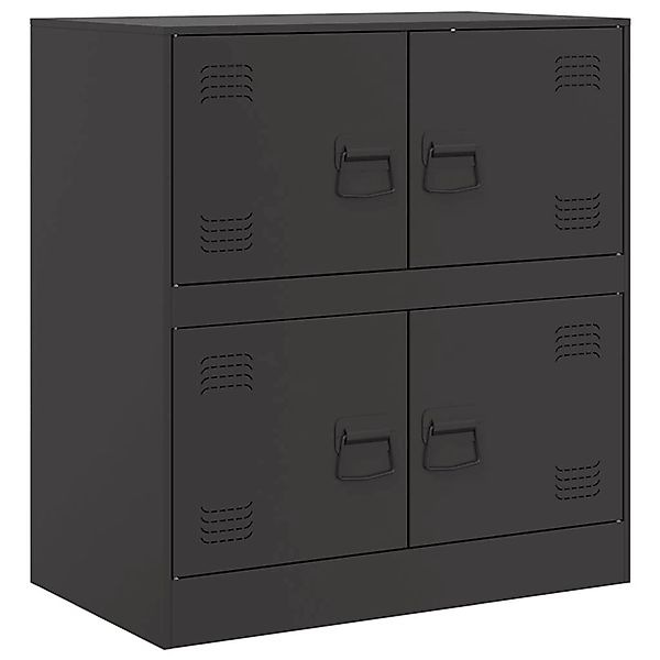 vidaXL Sideboard Schwarz 67x39x73 cm Stahl 841649 günstig online kaufen
