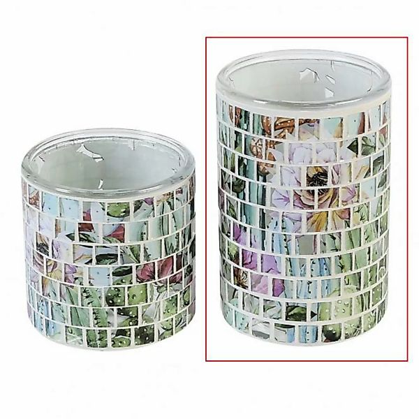 Windlicht MOSAIC 15 cm hoch von Casablanca Bunt günstig online kaufen