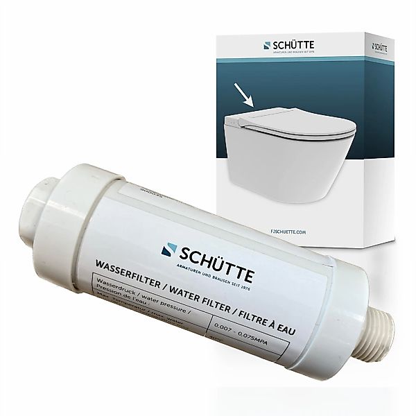 Schütte Kalk- und Wasserfilter "CESARI" 1/2", geeignet für Schütte Dusch-WC günstig online kaufen