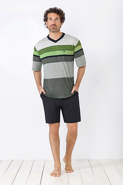 Hajo Schlafanzug Herren Shorty, Klima-Light günstig online kaufen