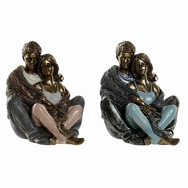 Deko-figur Dkd Home Decor Kupfer Harz Moderne Ehepaar (2 Stück) (12 X 10,5 günstig online kaufen