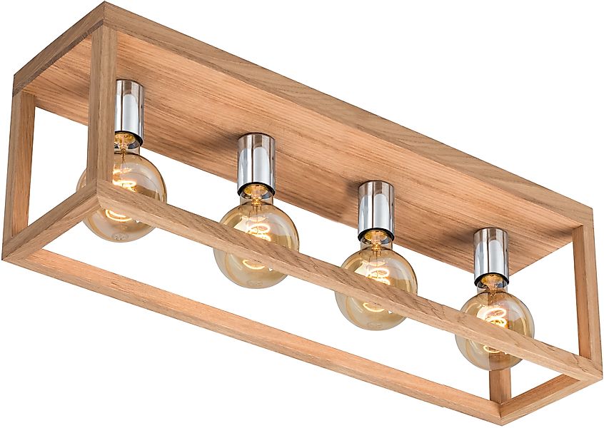 SPOT Light Deckenleuchte »KAGO«, 4 flammig, Leuchtmittel E27   ohne Leuchtm günstig online kaufen