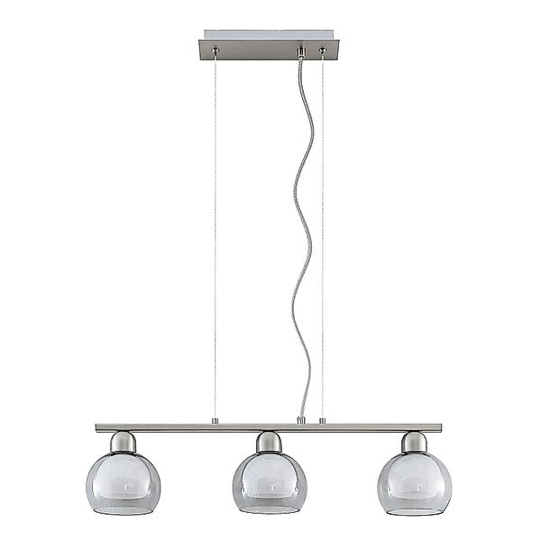Lucande Pendelleuchte Kaiya 9639561 Modern in Alu aus Metall 3-flammig E14 günstig online kaufen
