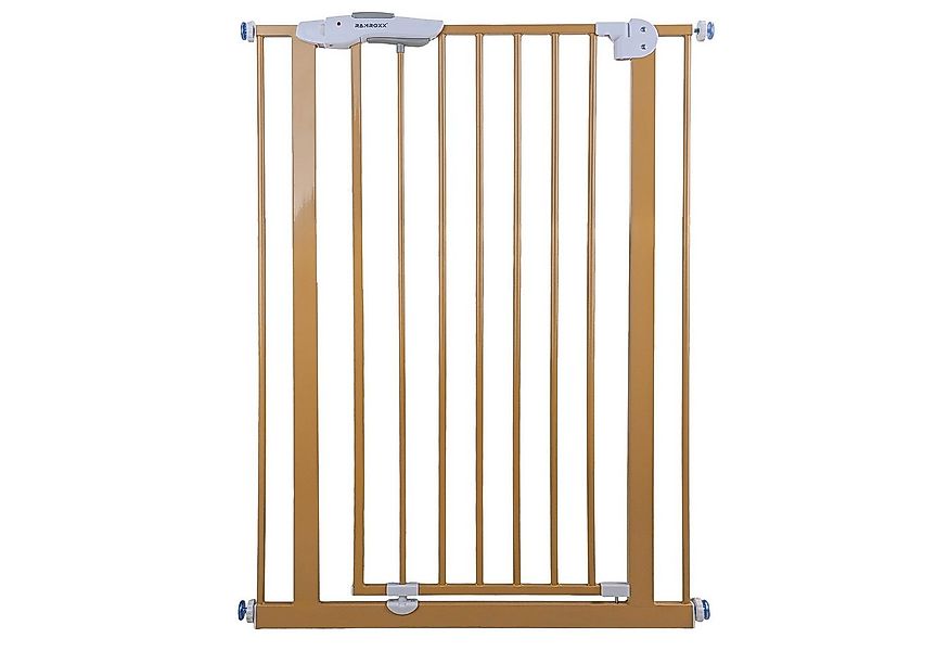 RAMROXX Treppenschutzgitter Absperrgitter beige für 75-85cm Durchgang 110cm günstig online kaufen