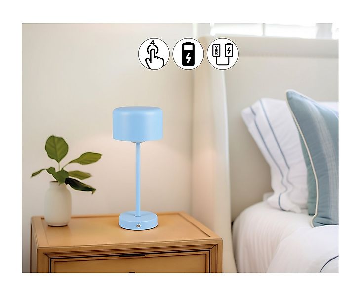 my home LED Tischleuchte Abelke, Tischlampe Kinderzimmer mit USB-C Ladekabe günstig online kaufen