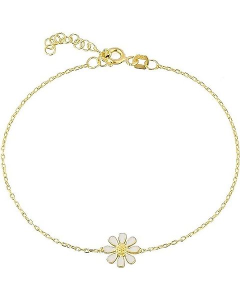 Einzelstück Armband Einzelstück® Armband Daisy mit Gänseblümchen Armkette, günstig online kaufen