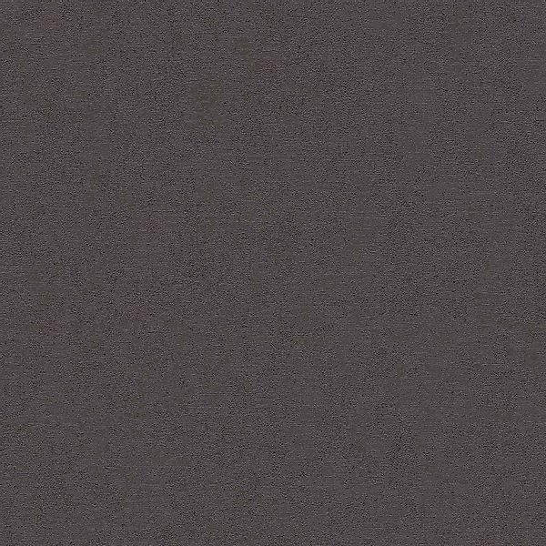 Bricoflor Vliestapete in anthrazit für Schlafzimmer und Küche Einfarbige Ta günstig online kaufen