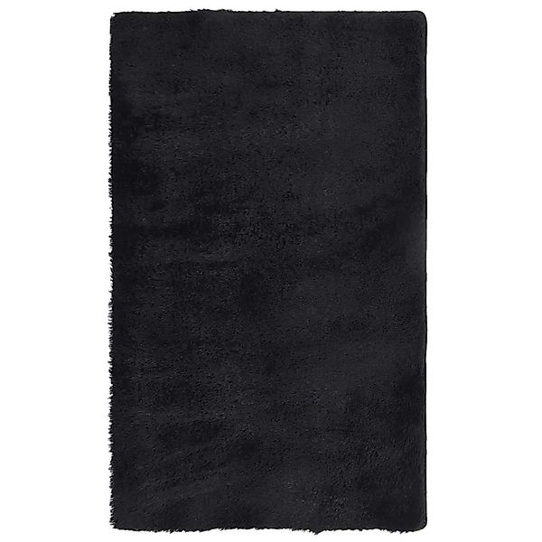 vidaXL Teppich Shaggy Hochflor NAVARRA Schwarz 60x100 cm Polyester 4102806 günstig online kaufen