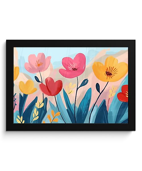 MuchoWow Poster Illustration - Blumen - günstig online kaufen