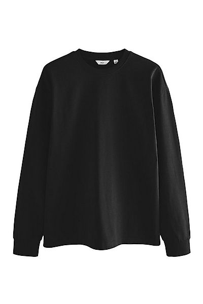 Next Langarmshirt Relaxed Fit Langarmshirt aus schwerem Material (1-tlg) günstig online kaufen