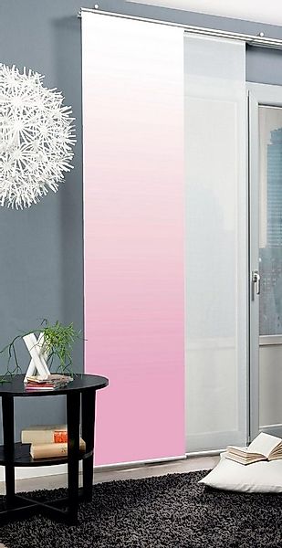 HOME WOHNIDEEN Schiebegardine MADRID (1 St), Klettband, blickdicht, HxB: 24 günstig online kaufen