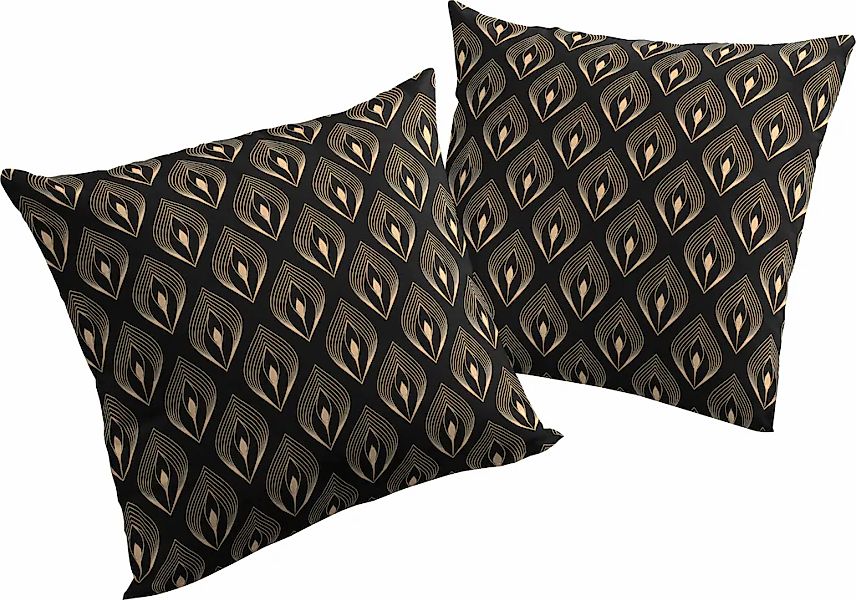 Adam Dekokissen "Feathers" GOTS zertifiziert, Kissenhülle ohne Füllung, 1 S günstig online kaufen