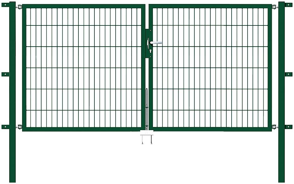 Alberts Zaundoppeltür "Flexo", 250 cm Breite, in versch. Höhen günstig online kaufen