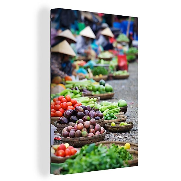 OneMillionCanvasses® Leinwandbild Markt in Hoi An günstig online kaufen