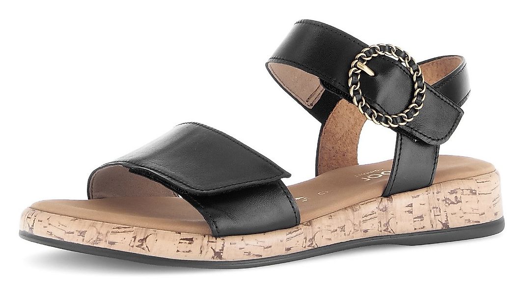 Gabor RHODOS Keilsandalette, Riemchensandale, Komfortschuh, Sommerschuh mit günstig online kaufen