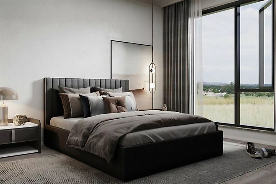 Fun Möbel Polsterbett Polsterbett Schlafzimmerbett ELIOS Standard-Set in St günstig online kaufen