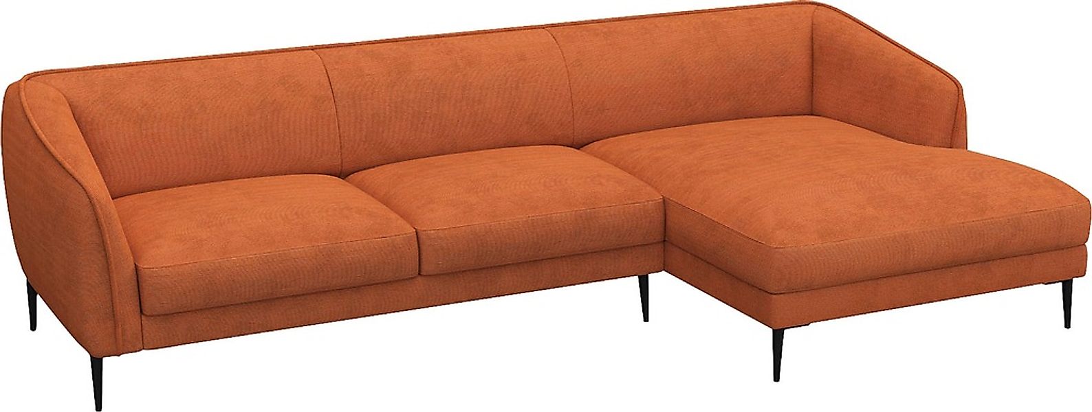 FLEXLUX Ecksofa "Belle Designsofa, L-Form, B/T 288/149 cm" Skandinavisches günstig online kaufen