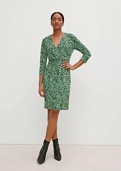 Comma Minikleid Kleid mit Raffung Raffung, Ziernaht günstig online kaufen