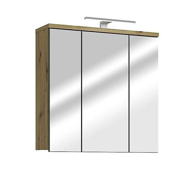 Bad-Spiegelschrank 3-trg Artisan Eiche günstig online kaufen