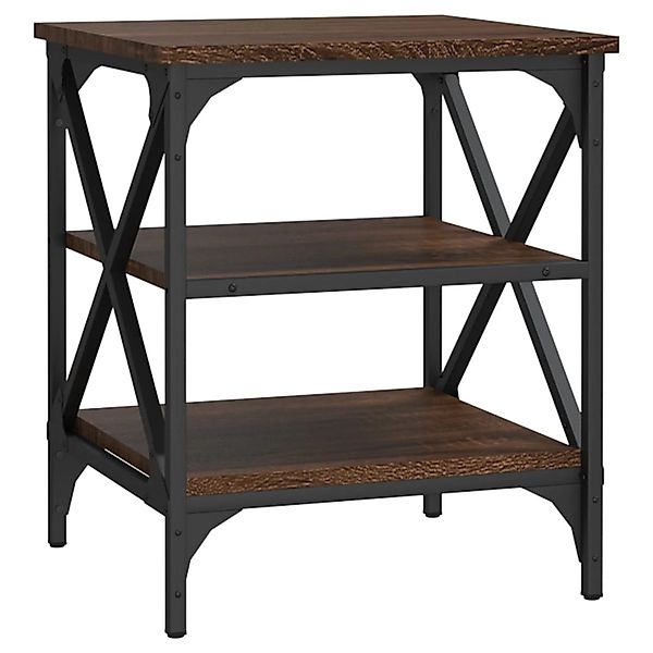 vidaXL Beistelltisch Beistelltisch Braun Eichen-Optik 40x42x50 günstig online kaufen