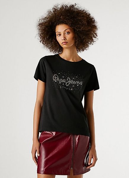 Pepe Jeans T-Shirt BRADY mit Rundhals, Nietenapplikation günstig online kaufen