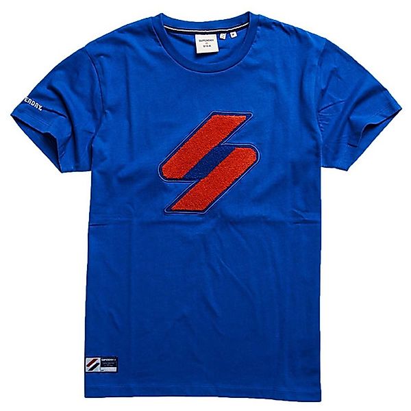 Superdry Code Logo Che Kurzärmeliges T-shirt M Royal günstig online kaufen