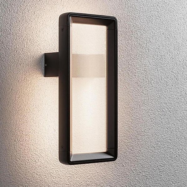 LED Wandleuchte Reana in Anthrazit 3W 130lm IP44 mit Bewegungsmelder und Dä günstig online kaufen