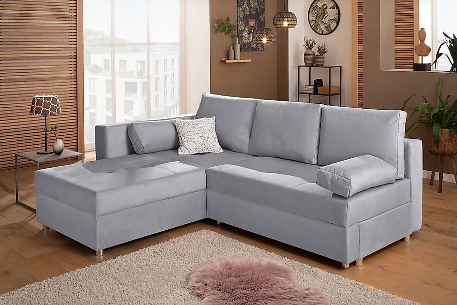 Home affaire Ecksofa Italia L-Form, mit günstig online kaufen