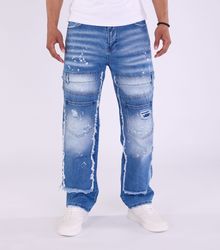 Denim House Relax-fit-Jeans Ausgefallene Herren Baggy günstig online kaufen
