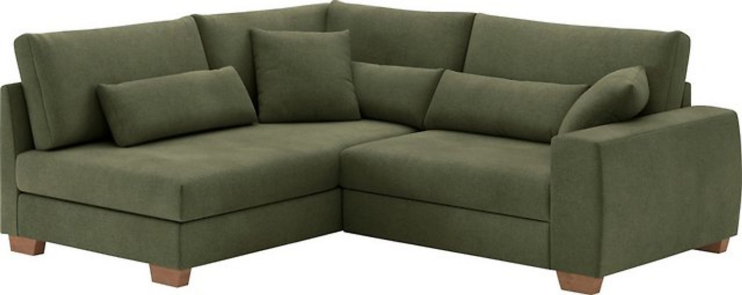 Mr. Couch Ecksofa "Helena L-Form", Mit Federkern, wahlweise mit Bettfunktio günstig online kaufen